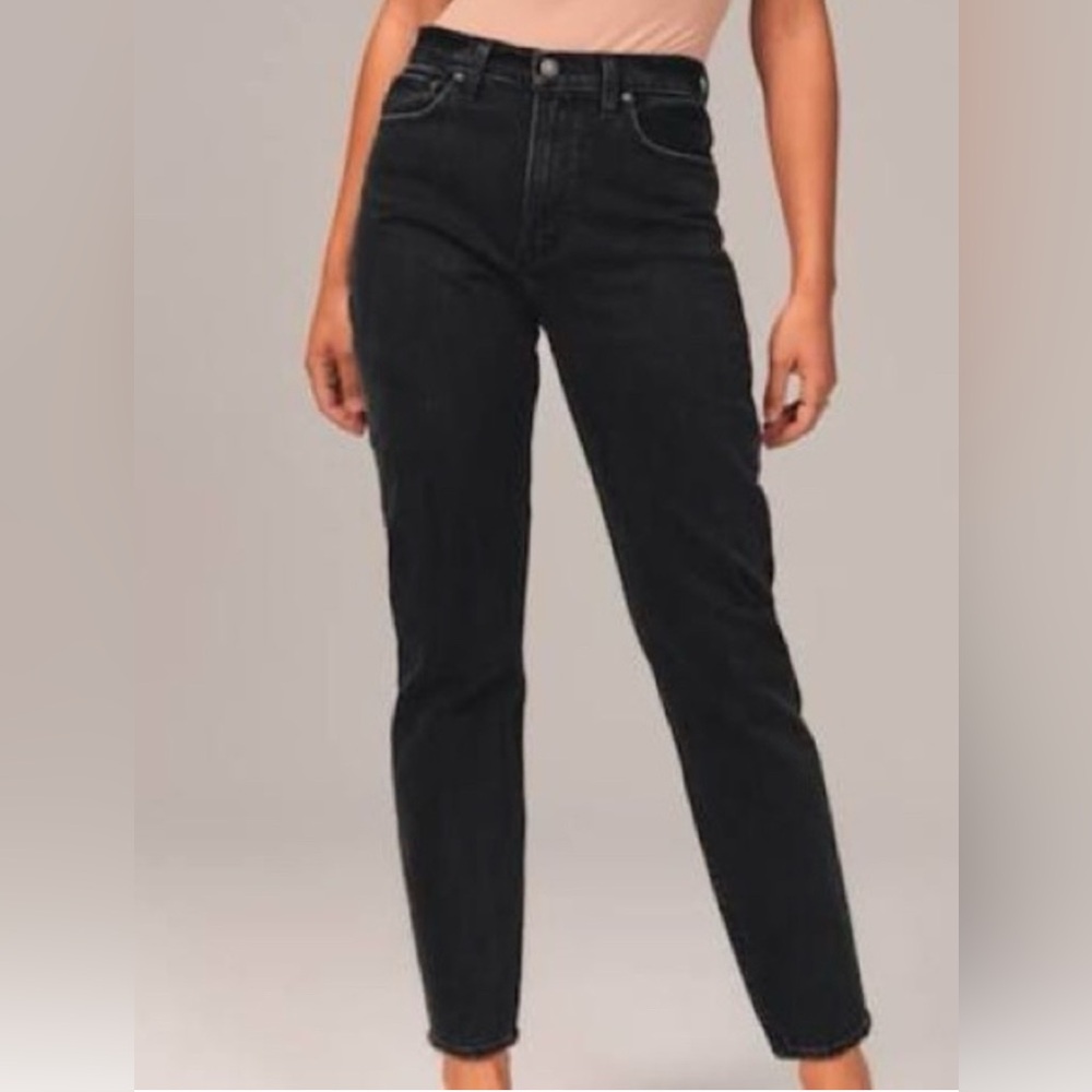 High-Rise Black Women's Jeans